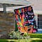 Mardi Gras Feathers and Masks Outdoor House Flag 40" x 28"
